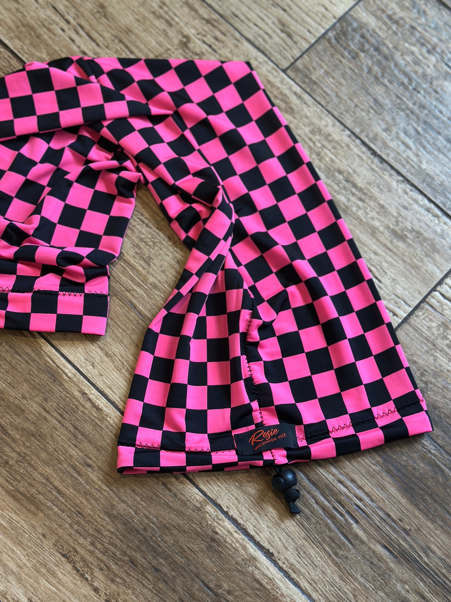 Rosie - Pink/Black Checker