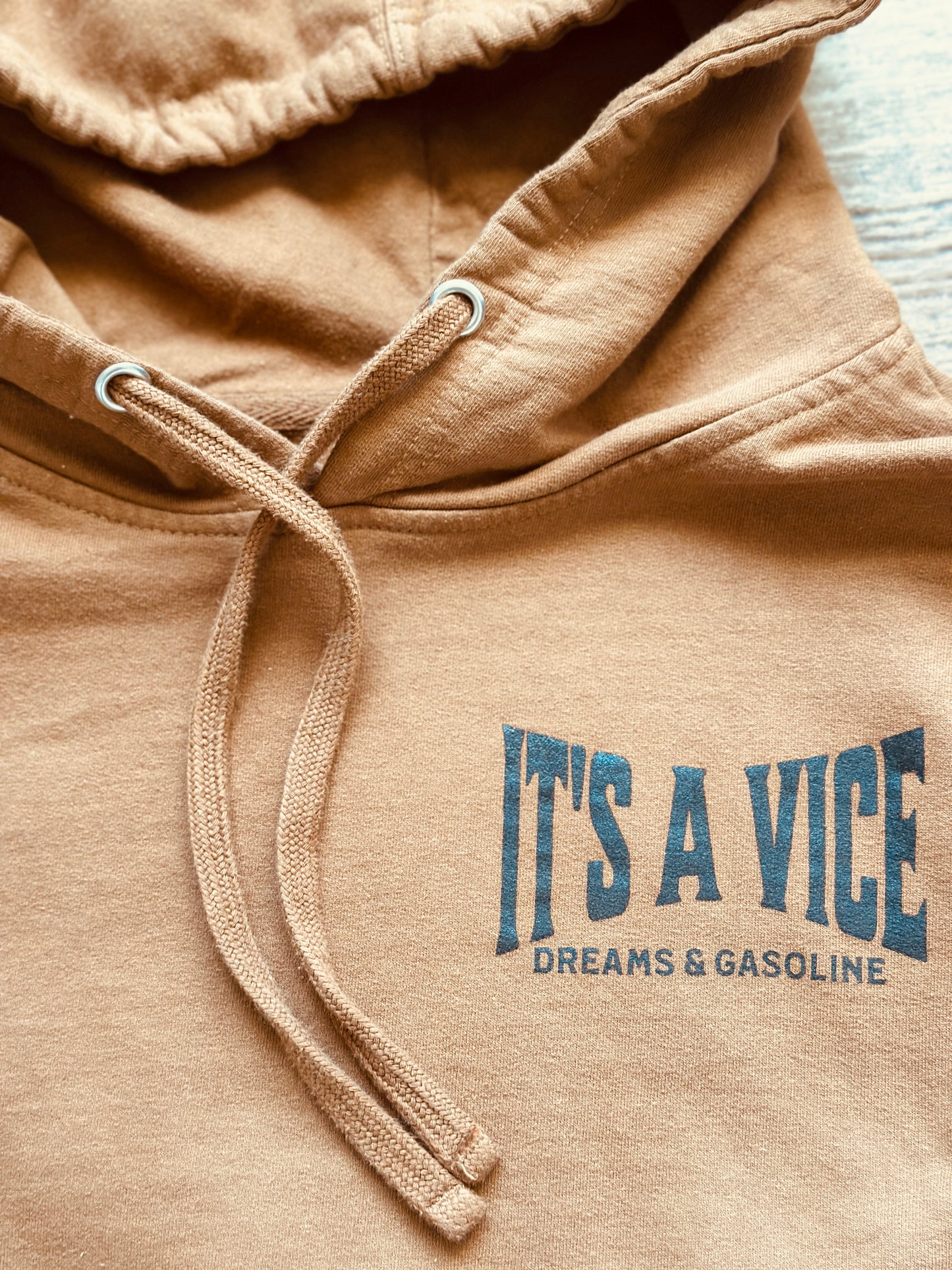 Its A Vice Hoodie - Saddle Brown