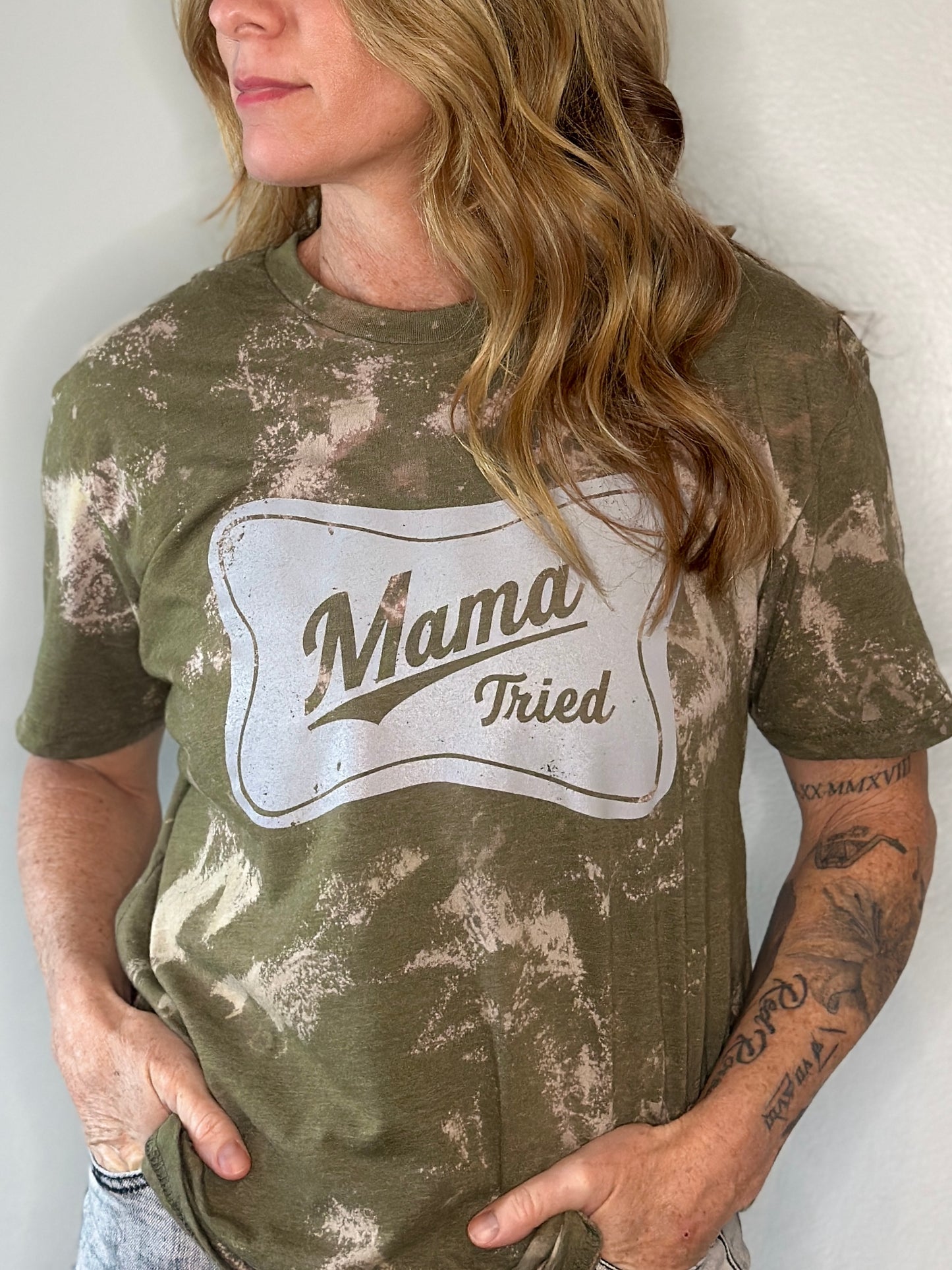 Mama Tried Short Sleeve Tee - Acid Wash